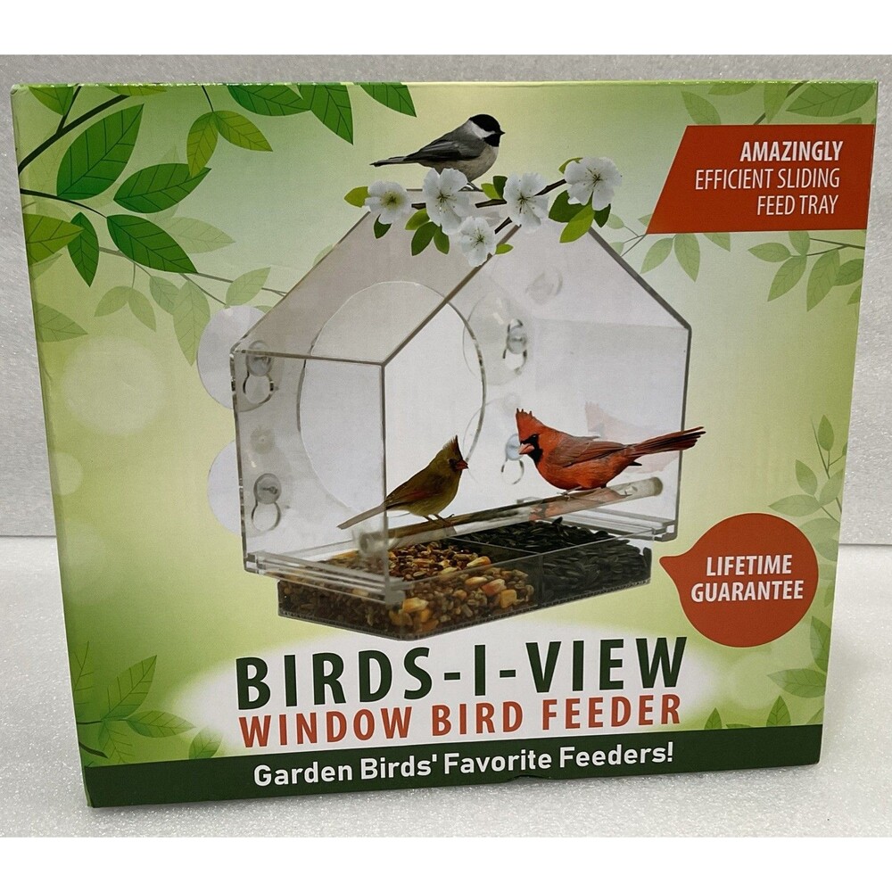 Window Bird Feeder Bird-I- View Brand New